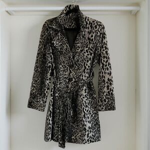 Leopard Print Women's Coat
